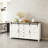 Storage Cabinet With Sliding Barn Doors And 4 Drawers-1267111149