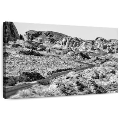 Alvord Black Nevada Desert Road