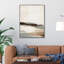 «Earth Tone Abstracted Landscape 1» par Willowbrook, art mural encadré