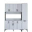 Armoire polyvalente moderne, blanche, 63,0 x 78,0 x 15,7 pouces | Panneau de particules 100% mélamine de qualité E1, épaisseur: 0,7 pouce | Solution de rangement élégante pour la maison ou le bureau, design durable et élégant