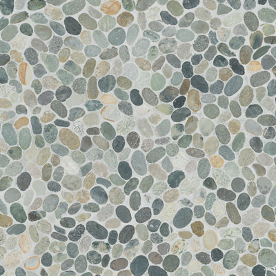 Ackland Marvella Pebble 12 in. x 12 in. Natural stone Mosaic Floor and Wall Tile