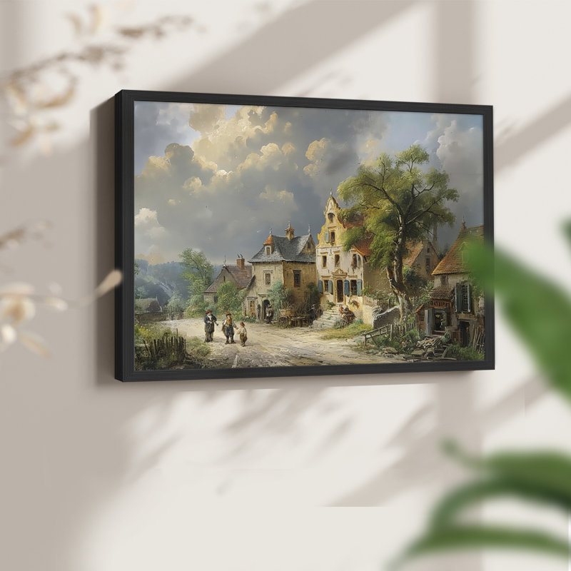 Paysage - CLV III - Reproduction encadrée - réarmable, H 8 po x l 10 po, Noir