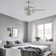 Dual Crystal Ceiling Fan With Lights, Fandelier Chandelier Fans with Remote Control