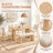 6-Piece Dining Room Set - Upholstered Chairs & Padded Bench For Comfort-1394027607