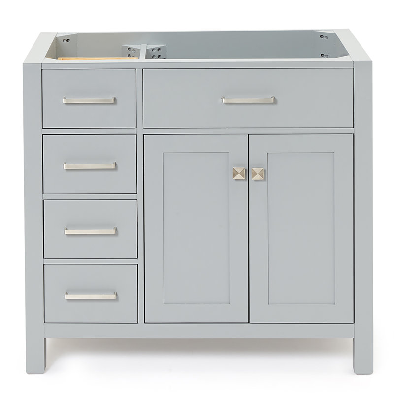 Petrel 36'' Single Bathroom Vanity Base Only, Gray