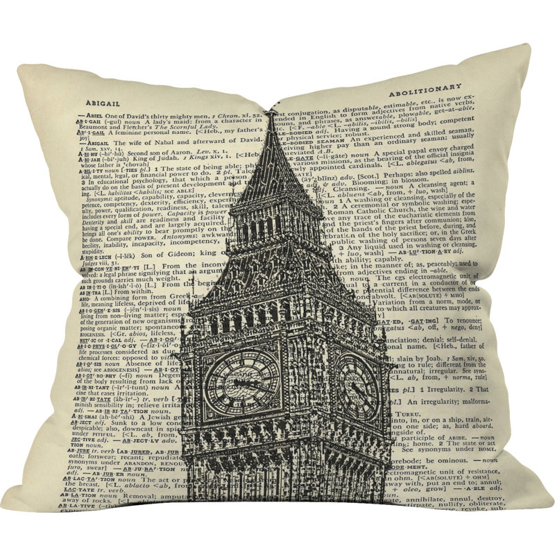 Coussin extérieur Big Ben, 18 po x 18 po