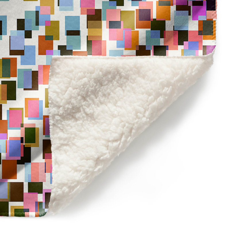 Couverture digital splash 9 sherpa doux, l 51 po x L 60 po