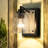 48.5"W 6-Light Farmhouse Faux Wood Grain Vanity Light with Seeded Glass for Bathroom & Mirror-887759152-938111432