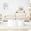 Bedroom Beige Mid-Century - High Foam Cushion And Stylish Look For Waiting Area, Hotel Lobby Comfortable Seating Area