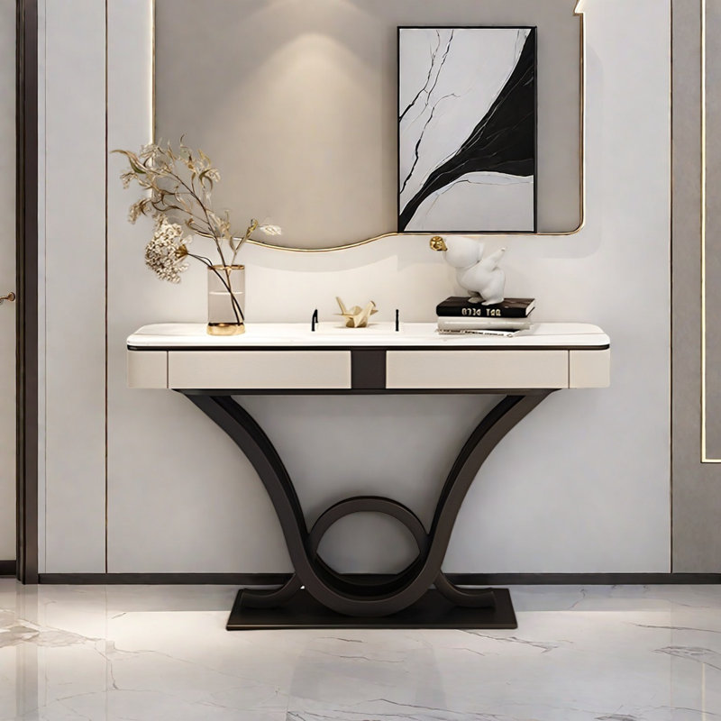 Console Modern Art, H 33,46 po x l 39,37 po x P 13,78 po