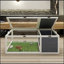 Cage de reptile 39,5 "avec tortue en bois