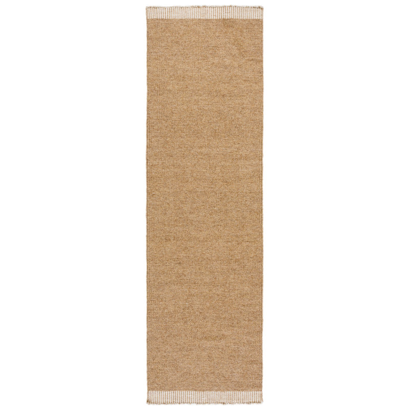 Tapis de couleur unie en coton tissé à la main Vermont, Tapis de couloir 2 pi 3 po x 8 pi