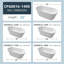Baignoire autoportante 55 "x 27,56"