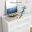 Commode de chambre blanche (ensemble de 2)