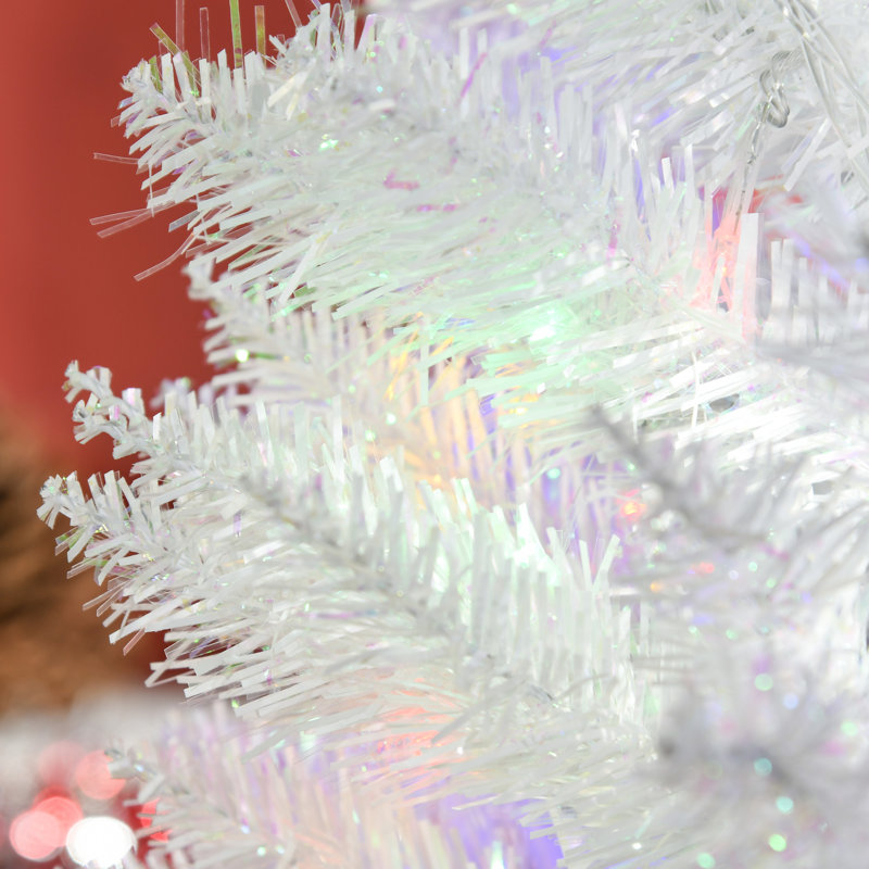 Easy Set-Up Lighted Spruce Christmas Tree, 7Ft