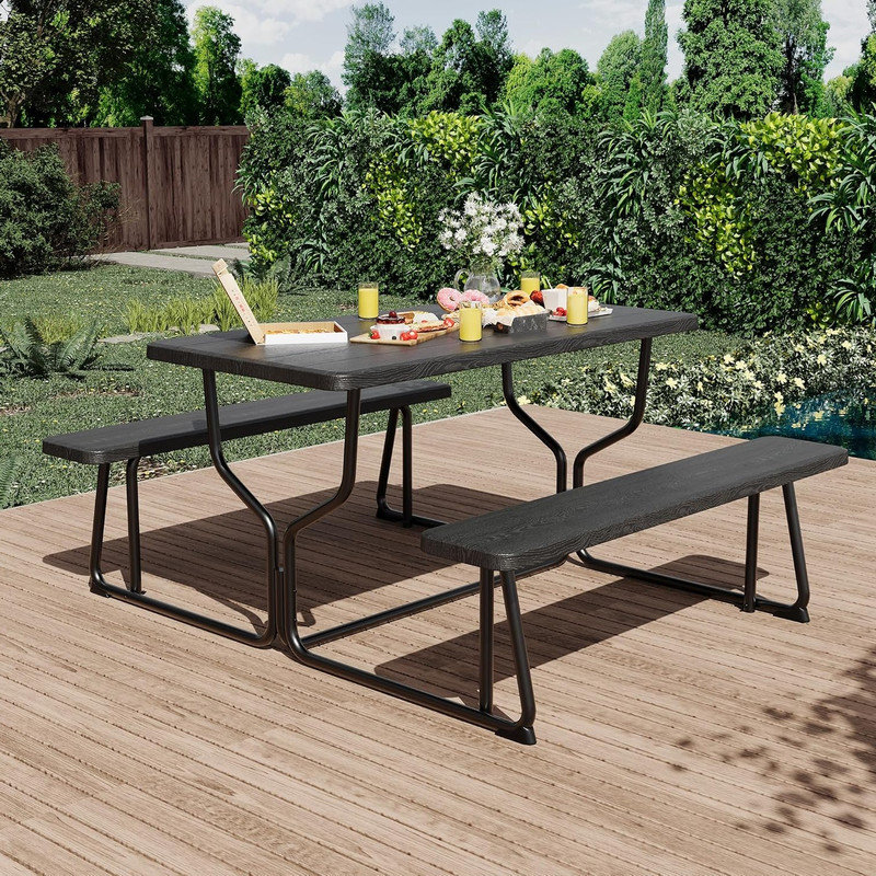 4 - Person Patio Dining Set with Rectangular Table