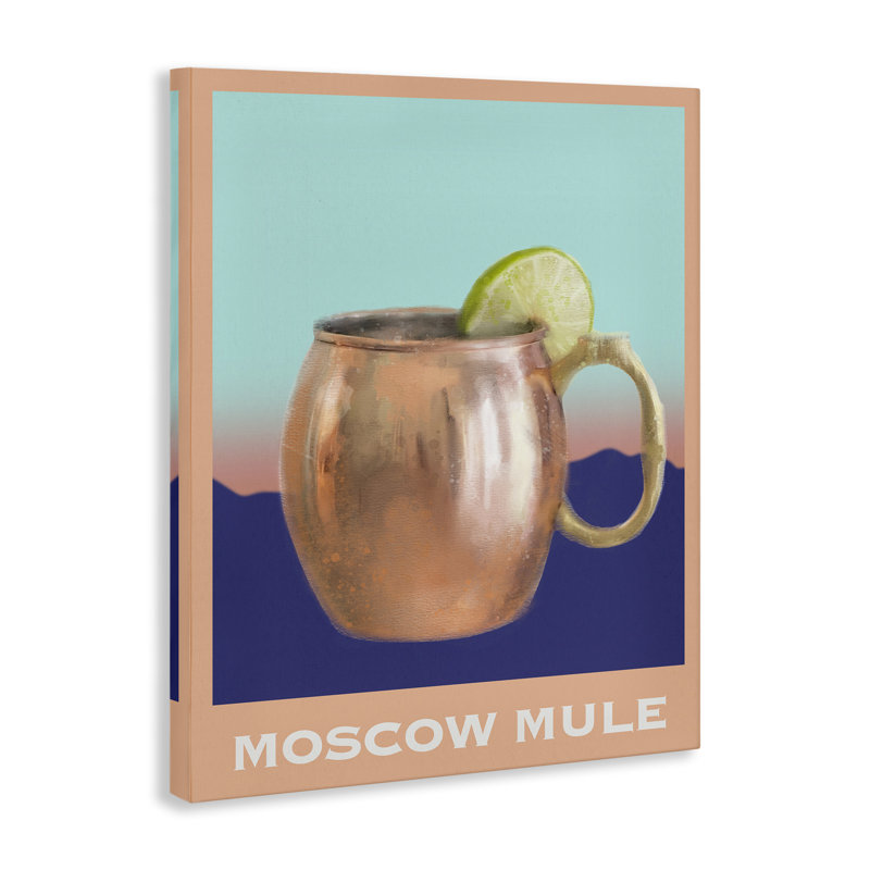 Moscow Mule sur paysage, conception par Matthew Piotrowicz, H 20 po x l 16 po