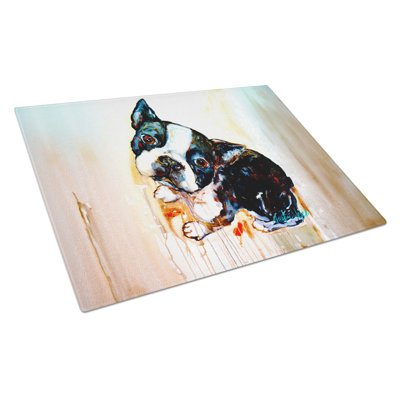 Boston Terrier The Look Glass Cutting Board