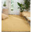 Tapis doré en laine tissé à la main à plat-1216421925