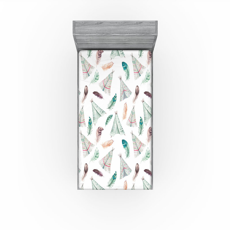 Drap-housse Ambesonne Tribal Vibes, Drap-housse simple TG