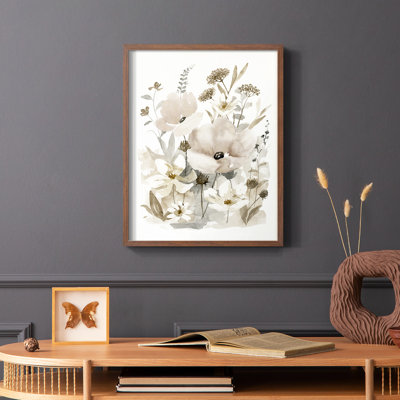 «Neutral Nature II», reproduction encadrée - bois massif