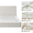  Airframe Queen Bed Frame With Ergonomic Angled Foam Cushioned Headboard, Minimalist Design Platform Bed Frame, No Box Spring Needed, Easy Assembly (Beige)-1544602480-1544602486