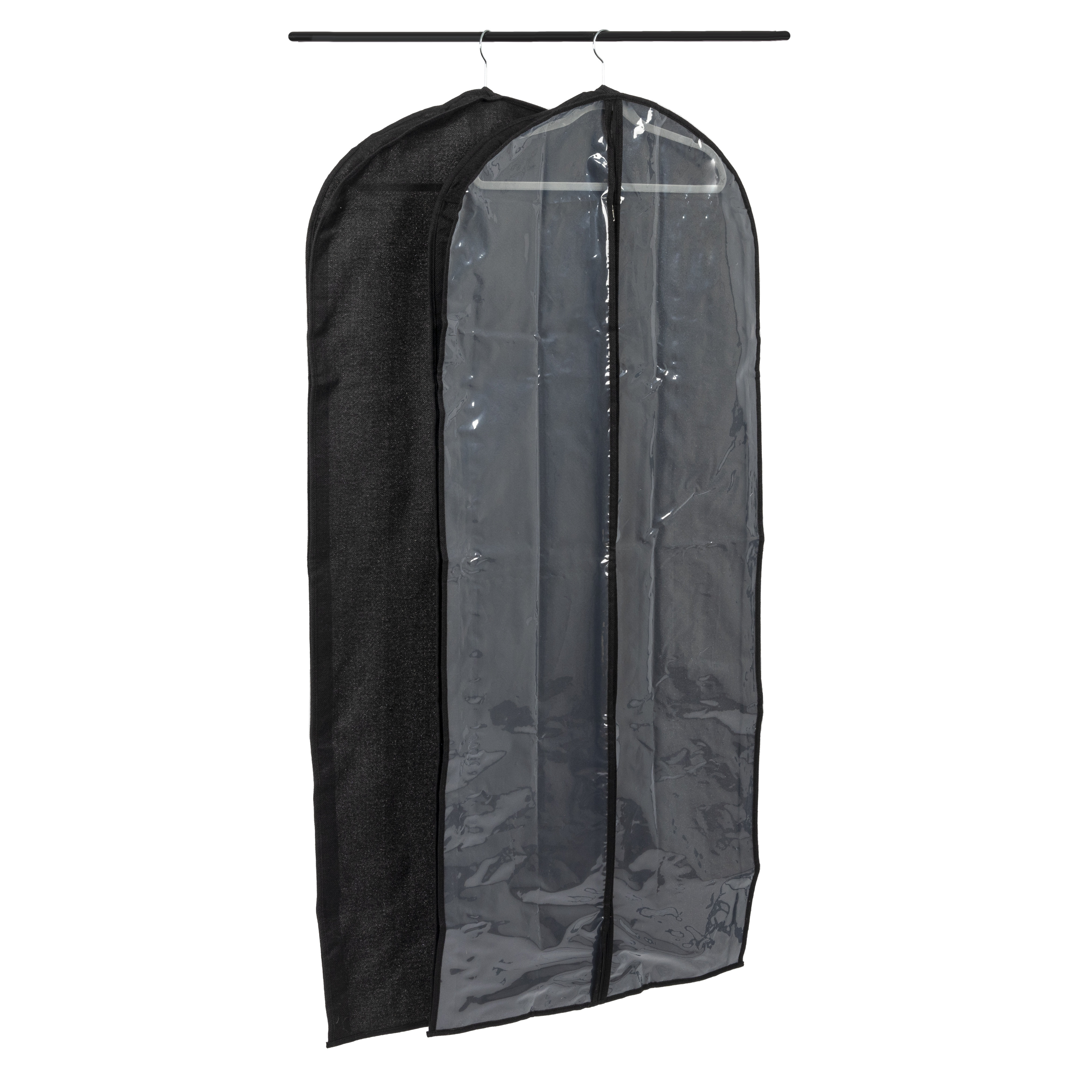 Lilias Hanging Zippered Moth Proof Garment Bag Rebrilliant Color: Black