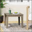 Table d'appoint en bois d'acacia Hampton avec construction durable et design élégant pour une utilisation extérieure-732850048