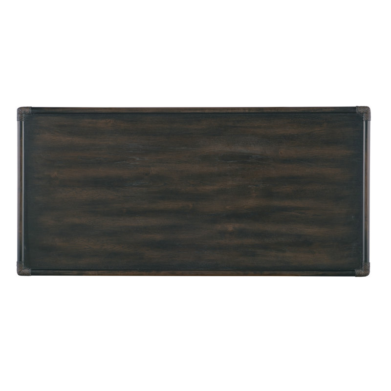 Retreat Solid Wood Cocktail Table, Black Sand