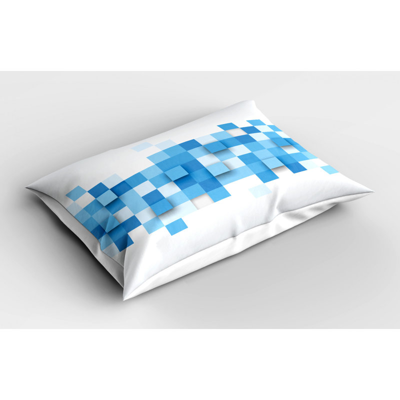 Polyester Abstract Sham Set, Twin
