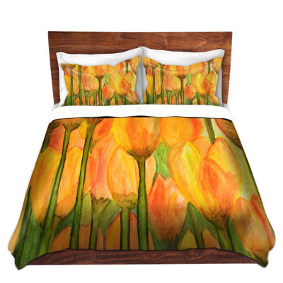 Ensemble de housse de couette tulipes