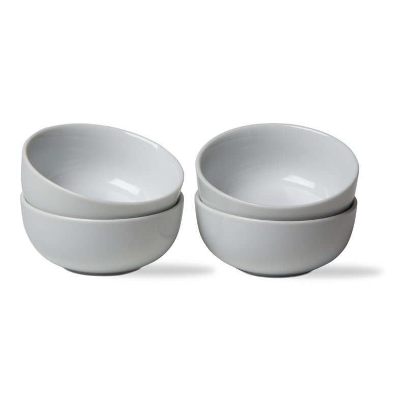 Whiteware Round Bowl Set/4