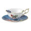 Wonderlust Sapphire Garden 5.9floz Teacup & Saucer