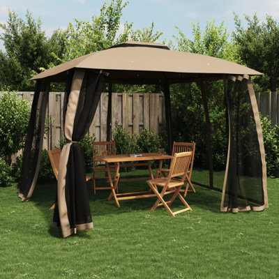 3m x 3m Powder Coated Steel Gazebo