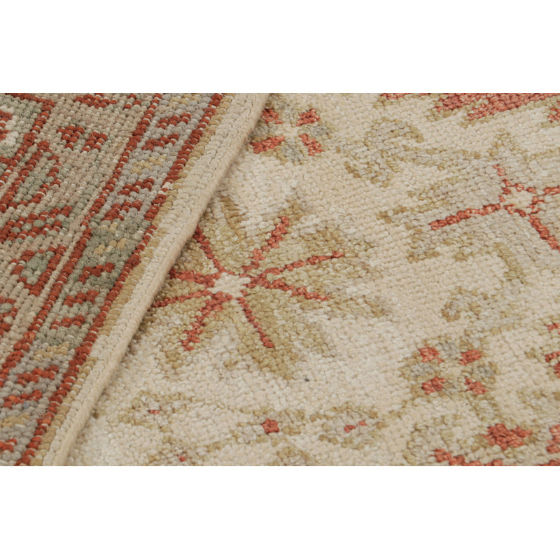 Handmade Silk and Wool Area Rug