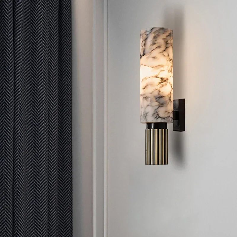 Natural Marble Wall Lamp
