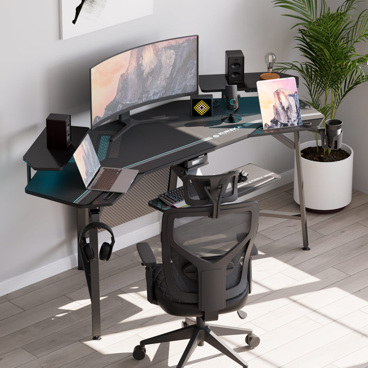 182.7Cm W Rectangular Computer Desk