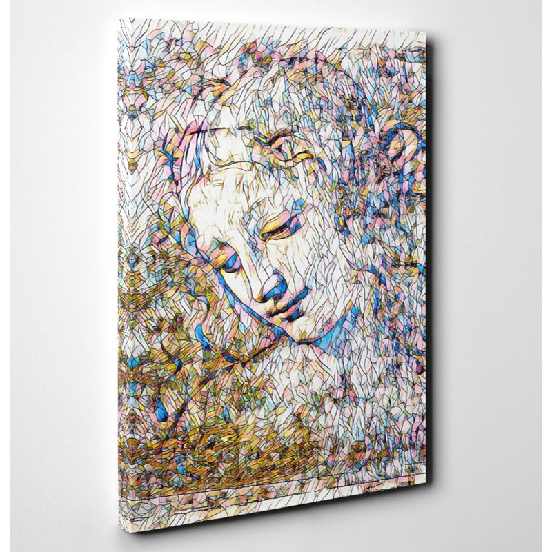 Leonardo Da Vinci - Wrapped Canvas Print, 76cm H x 50cm W