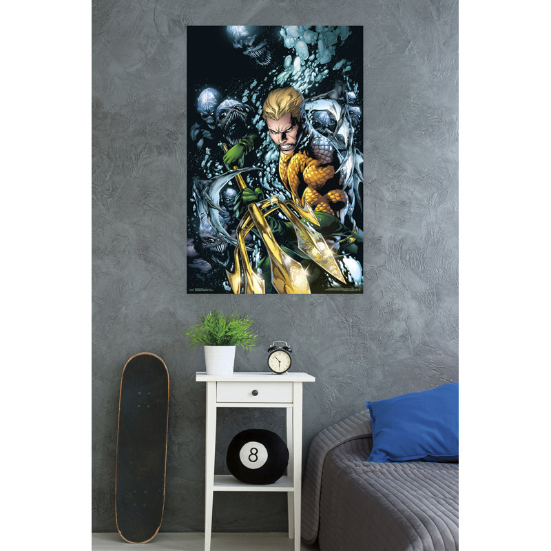 Aquaman-impression sur papier trident