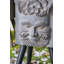 Pot de fleurs statue de dieu grec 11 "x 13" x 22 "avec pieds