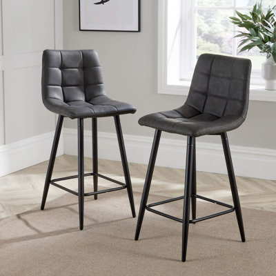 Arquilla 80cm Padded Tall Bar Stool Pair