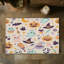 Tapis tressé à charme squelette pâle-106464392