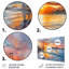Décoration murale jaune et rouge Golden Gate Summer Sunset Glow IV - Ponts-2069881762-2069881768