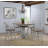 Country Grove Extendable Round Solid Wood Base Dining Table