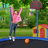 15' Round Backyard Trampoline With Safety Enclosure-101527168