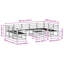  Outdoor Sofa Set 10 pcs