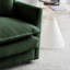 Canapés modulaires | Grande méridienne moderne modulaire réversible en U, 2 repose-pieds supplémentaires, pour le salon | Vert | Chenille