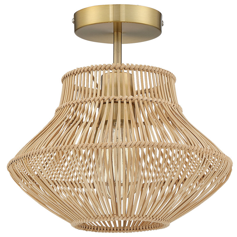 Plafonnier semi-encastré 1 lumière 12 po Neher