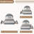 Twin Size Bed Frame with Storage Drawers, Upholstered Boucle Platform Bed, Round Headboard, Heavy Duty, Noise-Free, No Box Spring Needed, Light Gray-1383500989-1383500988