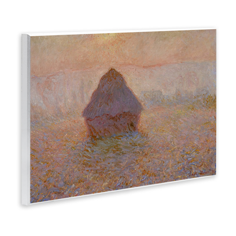 Art mural classique sur plaque de grain de Monet par one1000paintings, H 13 po x l 19 po